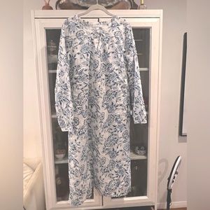 COPY - Jjill organic cotton long sleeved maxi dress.